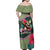 Costa Rica Family Matching Off Shoulder Maxi Dress and Hawaiian Shirt Pura Vida Dabbing Sloth