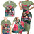 Costa Rica Family Matching Short Sleeve Bodycon Dress and Hawaiian Shirt Pura Vida Dabbing Sloth