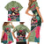 Costa Rica Family Matching Short Sleeve Bodycon Dress and Hawaiian Shirt Pura Vida Dabbing Sloth