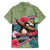 Costa Rica Family Matching Short Sleeve Bodycon Dress and Hawaiian Shirt Pura Vida Dabbing Sloth