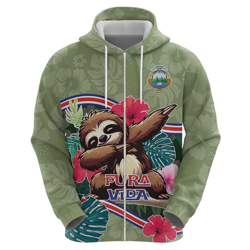 Costa Rica Hoodie Pura Vida Dabbing Sloth