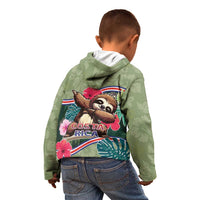 Costa Rica Kid Hoodie Pura Vida Dabbing Sloth