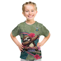 Costa Rica Kid T Shirt Pura Vida Dabbing Sloth