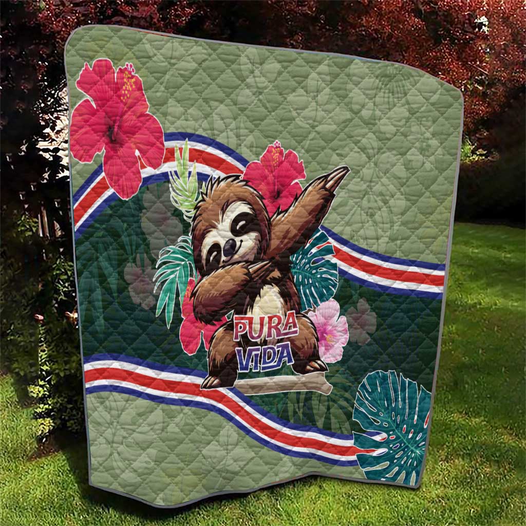 Costa Rica Quilt Pura Vida Dabbing Sloth