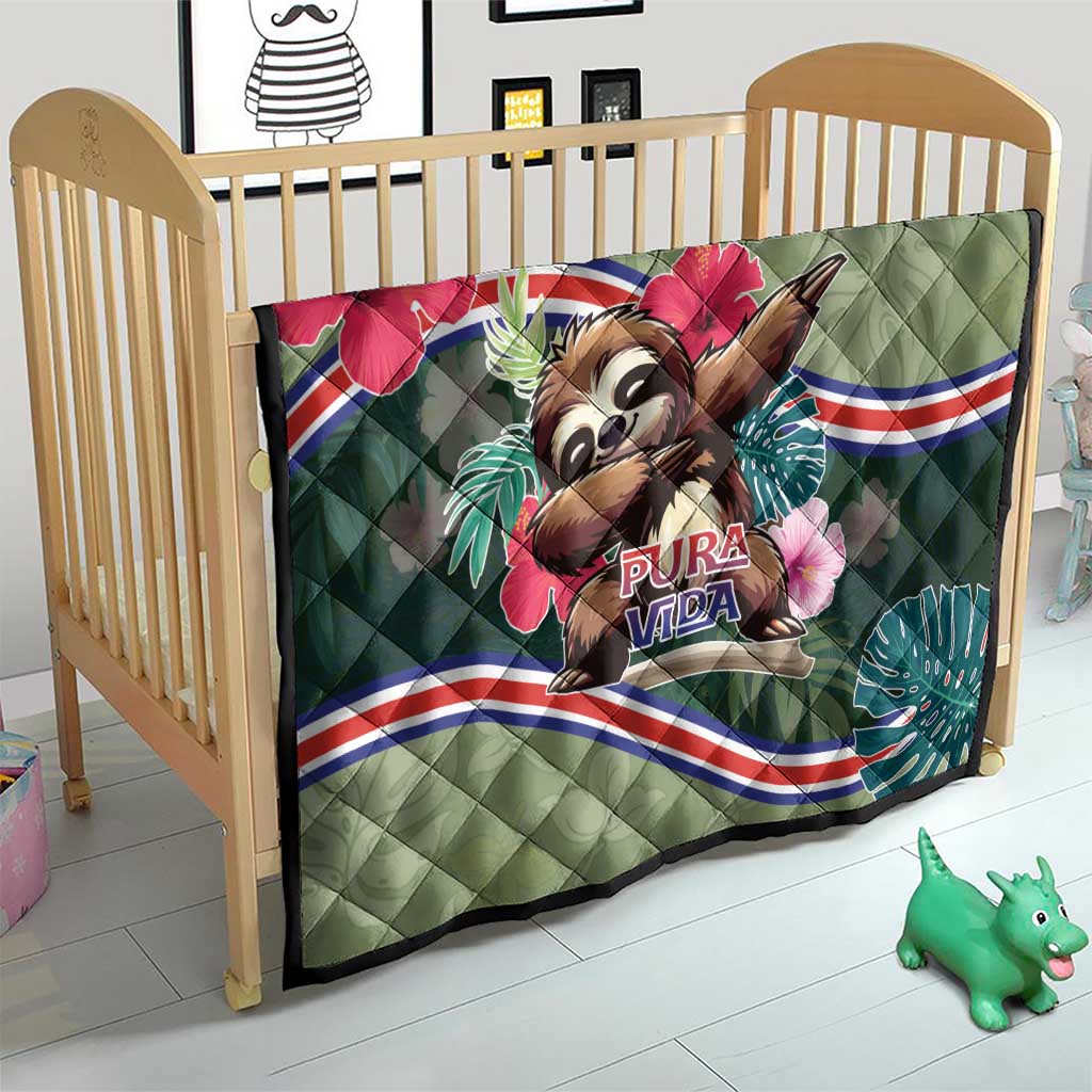 Costa Rica Quilt Pura Vida Dabbing Sloth