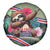 Costa Rica Spare Tire Cover Pura Vida Dabbing Sloth