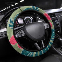 Costa Rica Steering Wheel Cover Pura Vida Dabbing Sloth