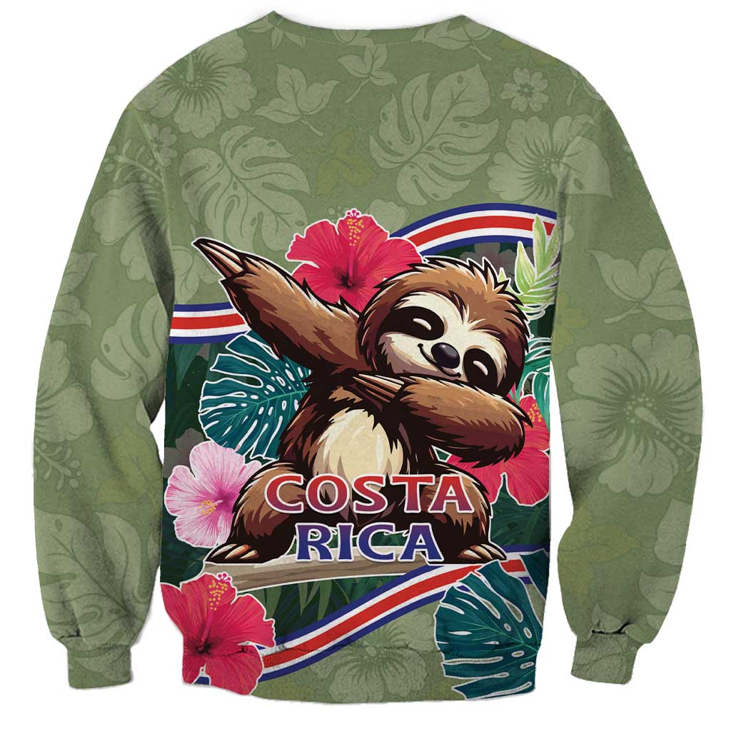 Costa Rica Sweatshirt Pura Vida Dabbing Sloth