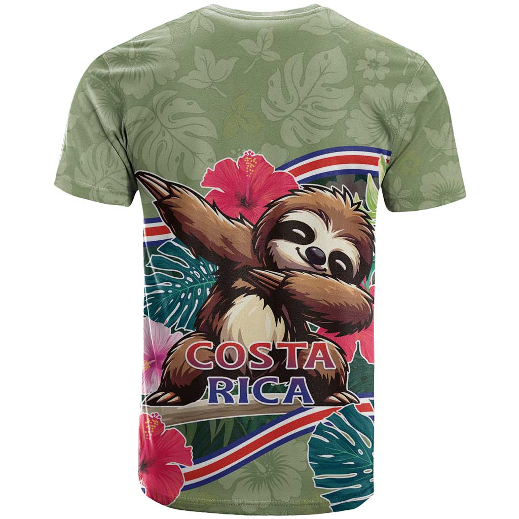 Costa Rica T Shirt Pura Vida Dabbing Sloth