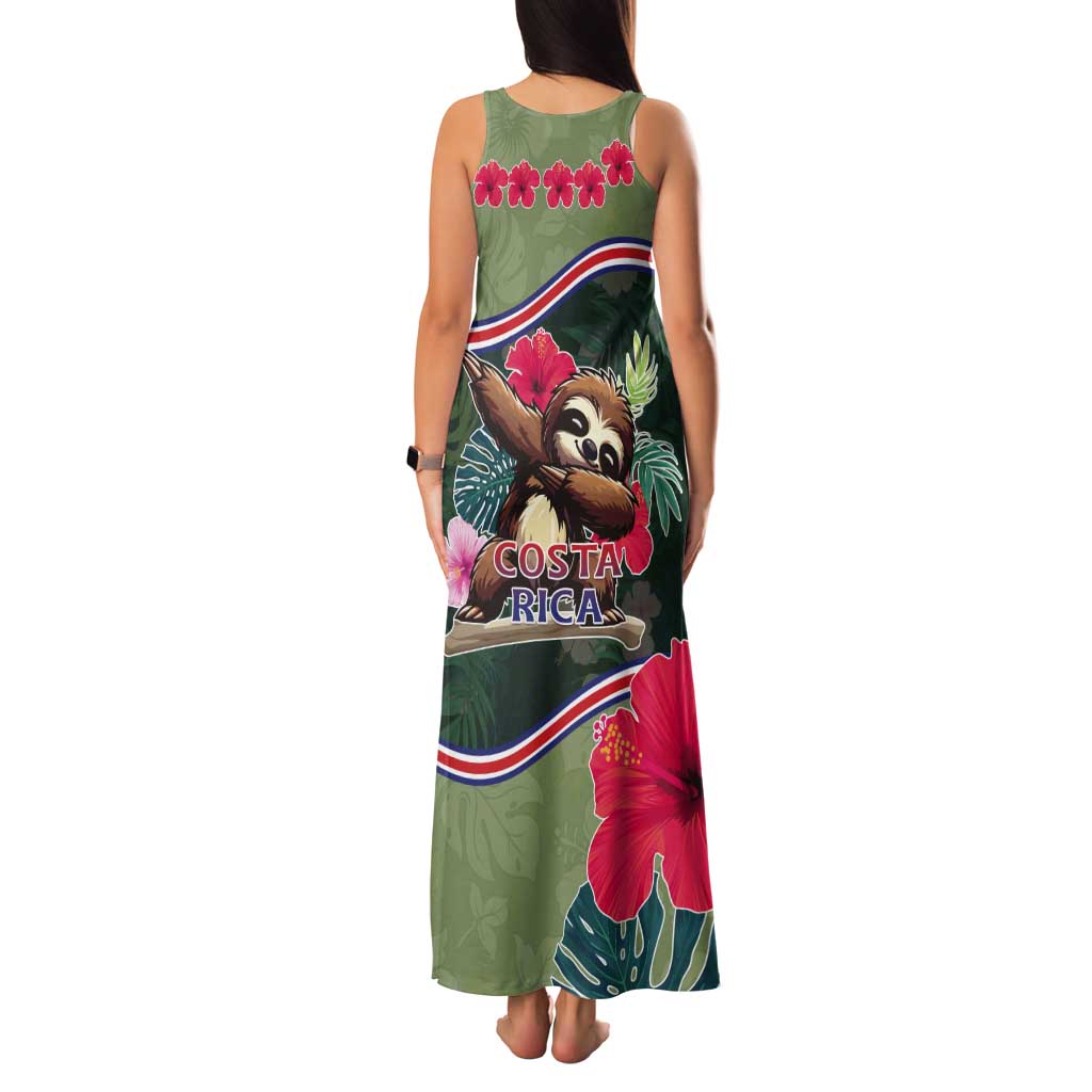 Costa Rica Tank Maxi Dress Pura Vida Dabbing Sloth