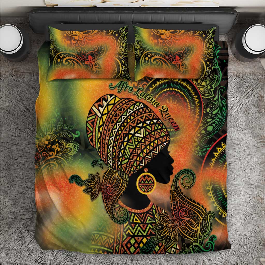 Black Women Bedding Set Afro Latina Queen - Wonder Print Shop
