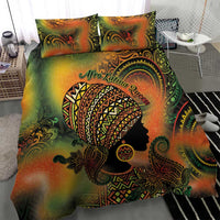 Black Women Bedding Set Afro Latina Queen - Wonder Print Shop