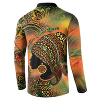 Black Women Button Sweatshirt Afro Latina Queen - Wonder Print Shop