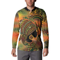 Black Women Button Sweatshirt Afro Latina Queen - Wonder Print Shop