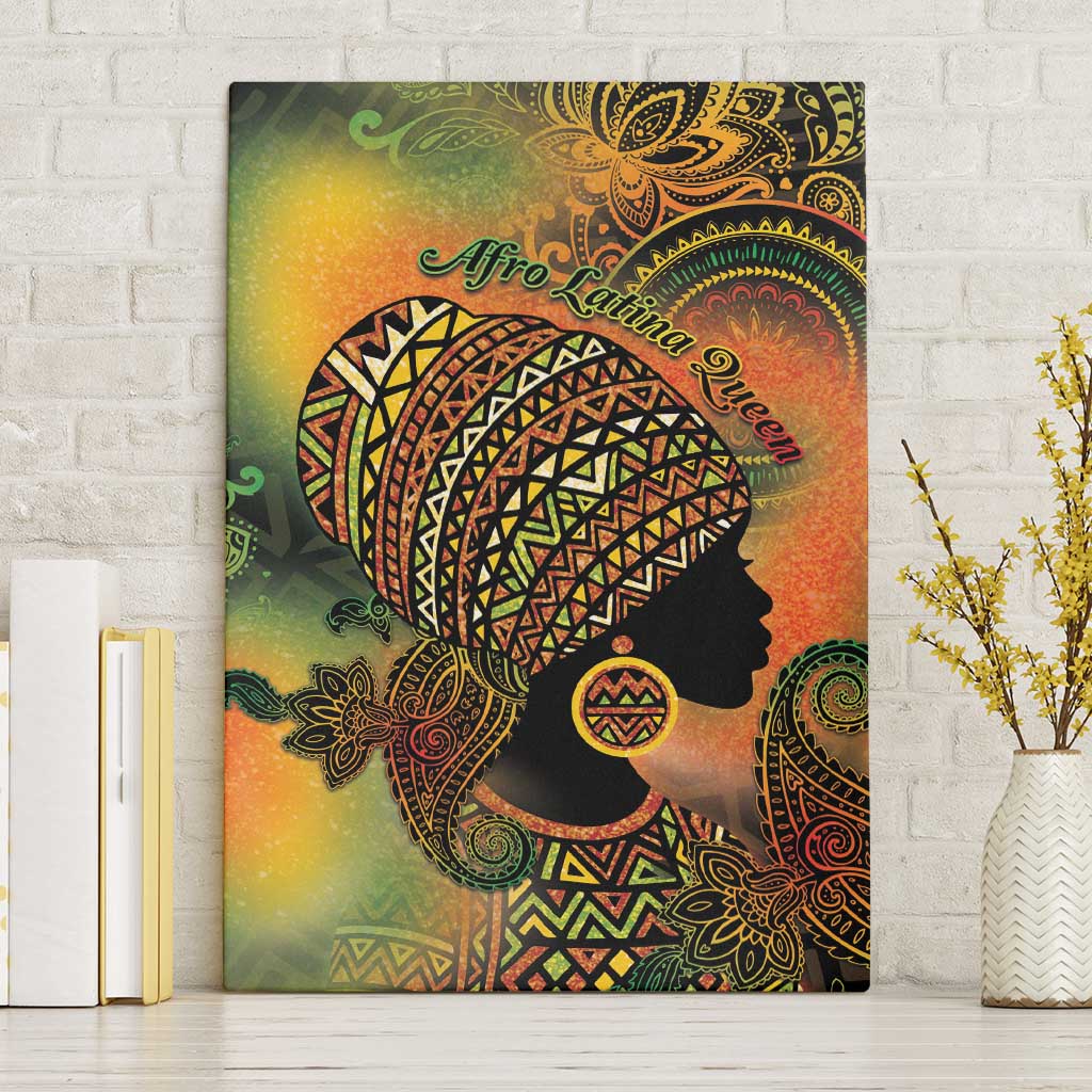 Black Women Canvas Wall Art Afro Latina Queen - Wonder Print Shop