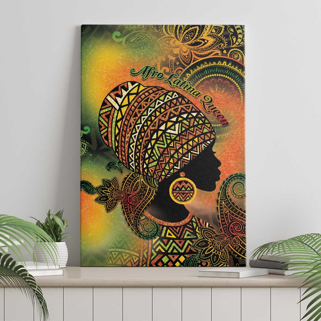 Black Women Canvas Wall Art Afro Latina Queen - Wonder Print Shop