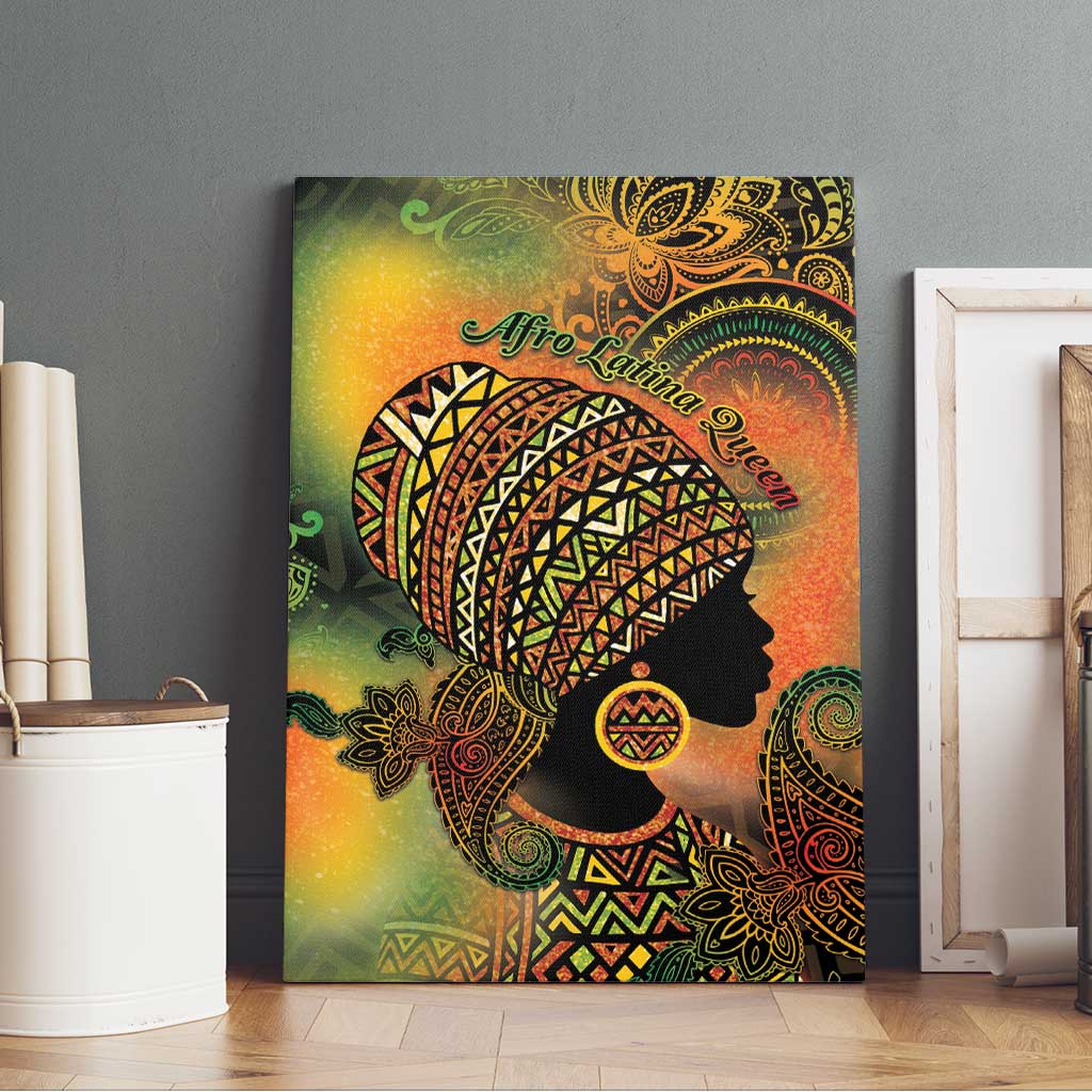 Black Women Canvas Wall Art Afro Latina Queen - Wonder Print Shop