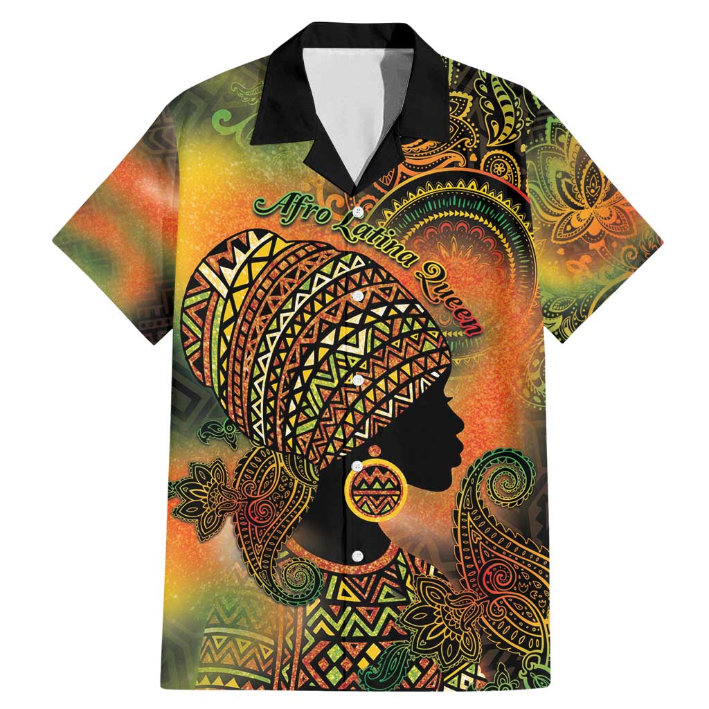 Black Women Family Matching Mermaid Dress and Hawaiian Shirt Afro Latina Queen - Wonder Print Shop
