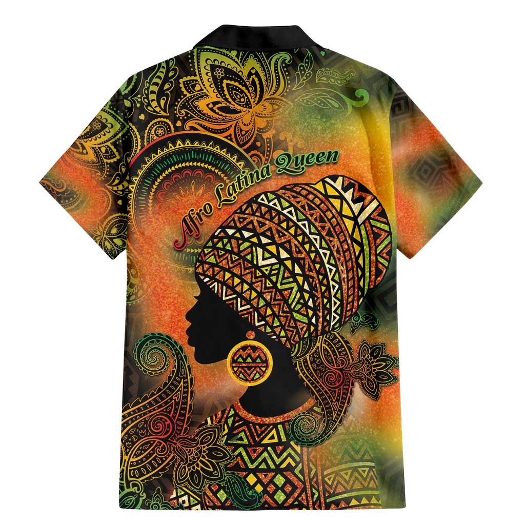Black Women Family Matching Mermaid Dress and Hawaiian Shirt Afro Latina Queen - Wonder Print Shop