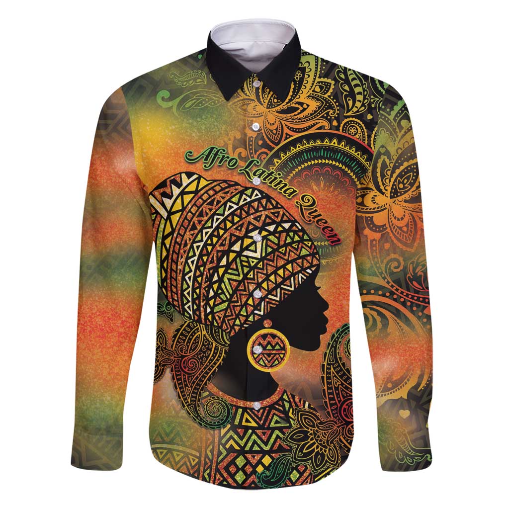 Black Women Family Matching Puletasi and Hawaiian Shirt Afro Latina Queen - Wonder Print Shop