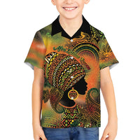 Black Women Family Matching Puletasi and Hawaiian Shirt Afro Latina Queen - Wonder Print Shop