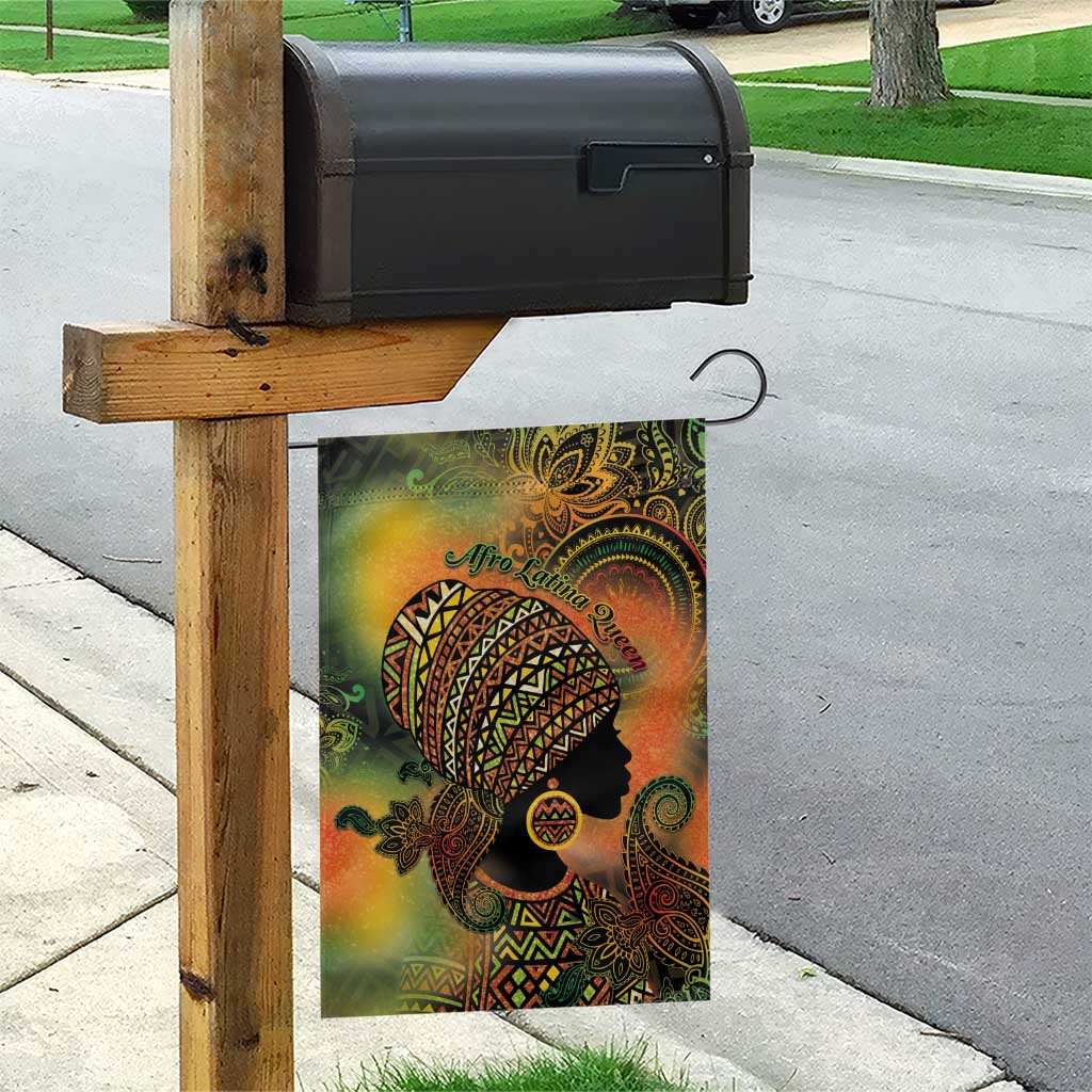 Black Women Garden Flag Afro Latina Queen - Wonder Print Shop