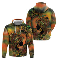 Black Women Hoodie Afro Latina Queen - Wonder Print Shop