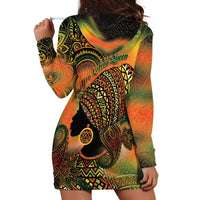 Black Women Hoodie Dress Afro Latina Queen - Wonder Print Shop
