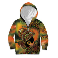 Black Women Kid Hoodie Afro Latina Queen - Wonder Print Shop