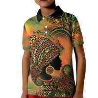 Black Women Kid Polo Shirt Afro Latina Queen - Wonder Print Shop