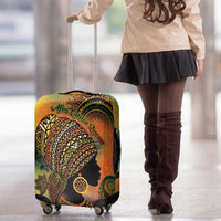Black Women Luggage Cover Afro Latina Queen - Wonder Print Shop