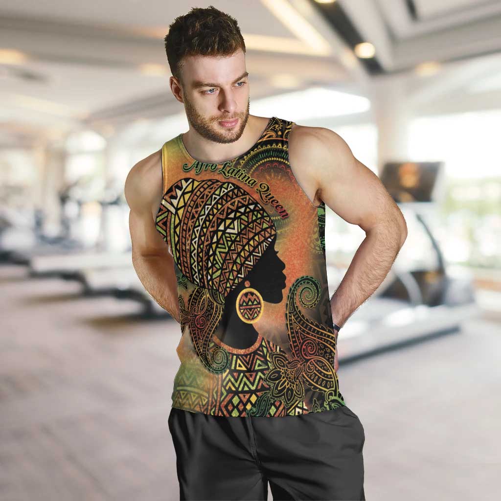 Black Women Men Tank Top Afro Latina Queen - Wonder Print Shop