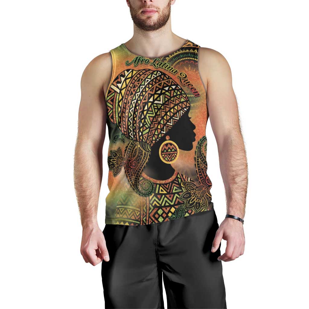 Black Women Men Tank Top Afro Latina Queen - Wonder Print Shop