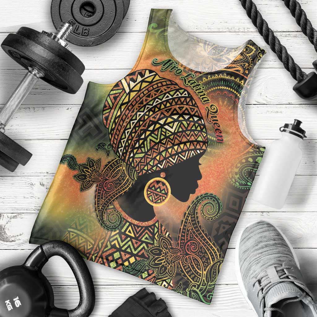 Black Women Men Tank Top Afro Latina Queen - Wonder Print Shop