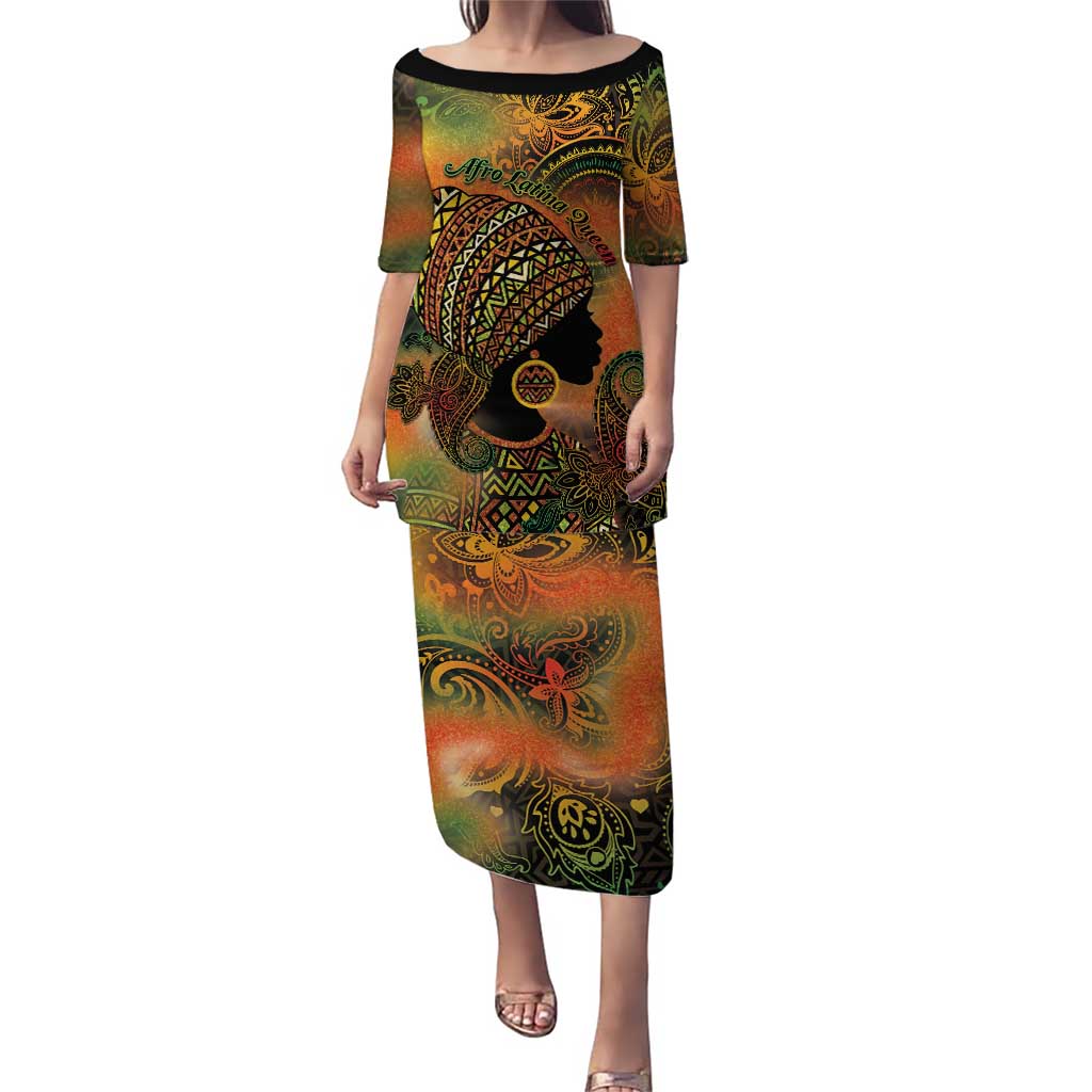 Black Women Puletasi Afro Latina Queen - Wonder Print Shop