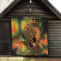 Black Women Quilt Afro Latina Queen - Wonder Print Shop