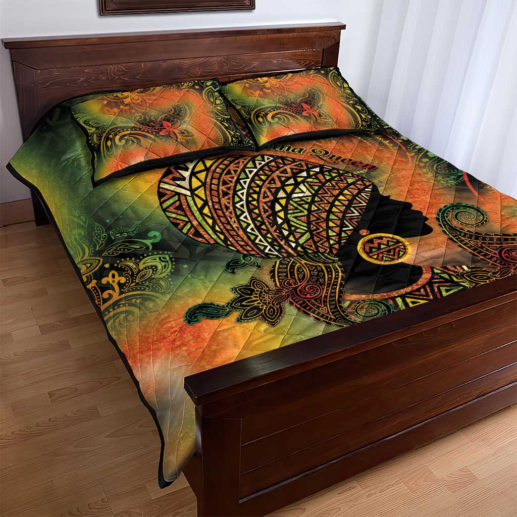 Black Women Quilt Bed Set Afro Latina Queen - Wonder Print Shop