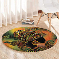 Black Women Round Carpet Afro Latina Queen - Wonder Print Shop