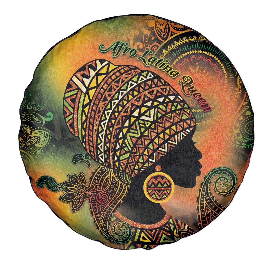 Black Women Spare Tire Cover Afro Latina Queen - Wonder Print Shop