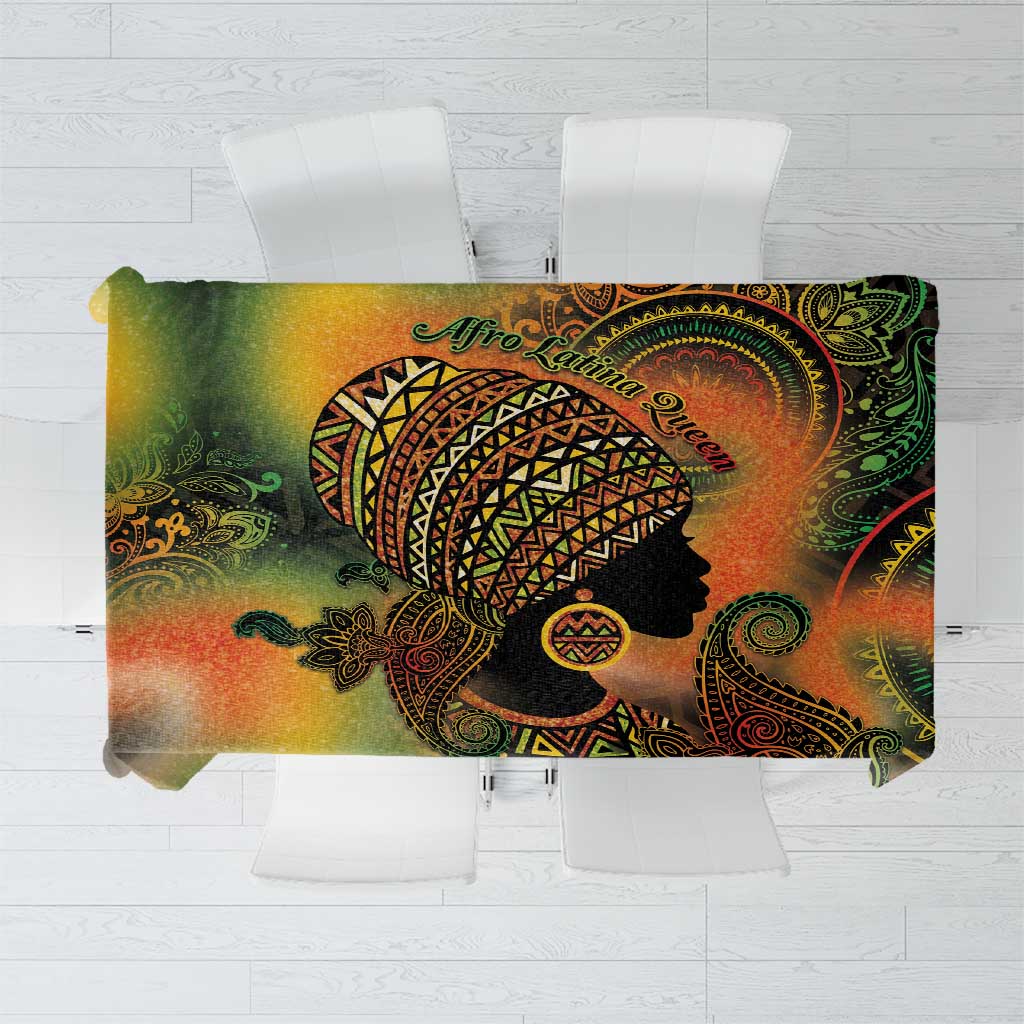 Black Women Tablecloth Afro Latina Queen - Wonder Print Shop