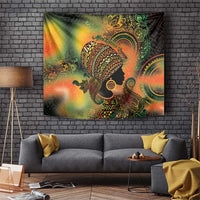 Black Women Tapestry Afro Latina Queen - Wonder Print Shop