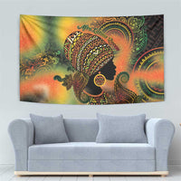 Black Women Tapestry Afro Latina Queen - Wonder Print Shop