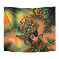 Black Women Tapestry Afro Latina Queen - Wonder Print Shop