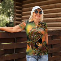 Black Women Women Polo Shirt Afro Latina Queen - Wonder Print Shop