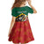 Personalized Saint Kitts and Nevis Family Matching Mermaid Dress and Hawaiian Shirt Pelican With Poinciana Flowers - Wonder Print Shop