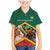 Personalized Saint Kitts and Nevis Family Matching Mermaid Dress and Hawaiian Shirt Pelican With Poinciana Flowers - Wonder Print Shop