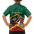 Personalized Saint Kitts and Nevis Family Matching Off The Shoulder Long Sleeve Dress and Hawaiian Shirt Pelican With Poinciana Flowers - Wonder Print Shop