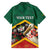 Personalized Saint Kitts and Nevis Family Matching Off Shoulder Maxi Dress and Hawaiian Shirt Pelican With Poinciana Flowers - Wonder Print Shop