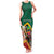 Personalized Saint Kitts and Nevis Family Matching Tank Maxi Dress and Hawaiian Shirt Pelican With Poinciana Flowers - Wonder Print Shop