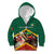 Personalized Saint Kitts and Nevis Kid Hoodie Pelican With Poinciana Flowers - Wonder Print Shop